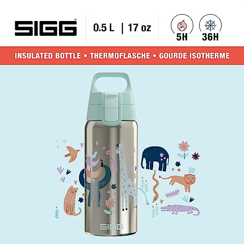 Sigg, Insulated Kids Water Bottle, Shield One Therm, Suitable For Carbonated Beverages, Leakproof, Dishwasher Safe, BPA Free - Image 2
