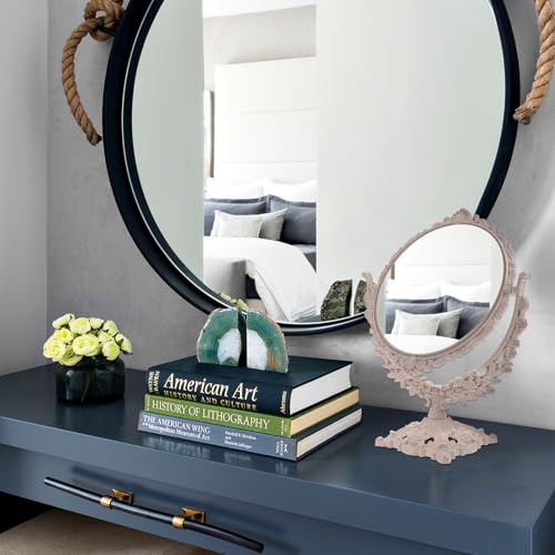Miroir de maquillage stable double face pour corriger les reflets flous