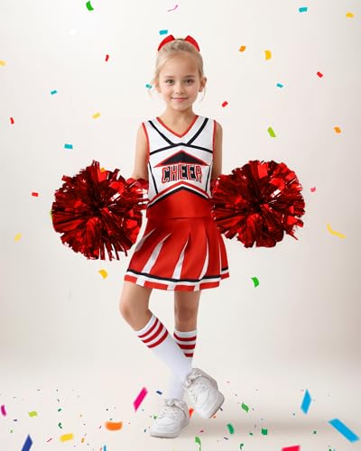 Disfraz de animadora para niñas 5-12 años miniatura 3