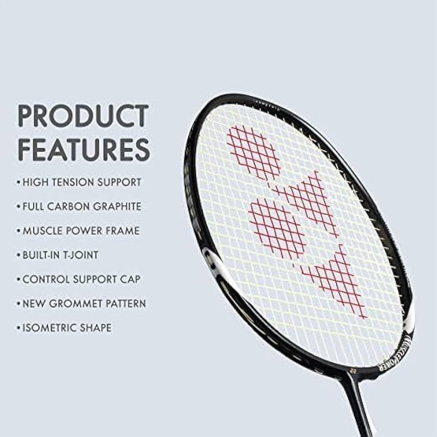 YONEX Graphite Muscle Power 29 Light Badminton Racket -Black