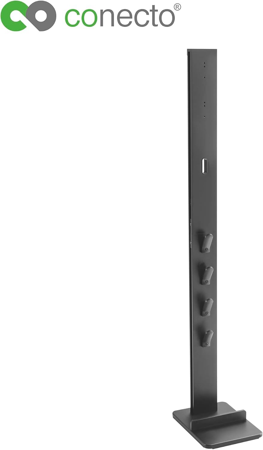 conecto Uniwersalny stojak na odkurzacz kompatybilny z Dyson Gen5, V15, V12, V11, V10, V8, V7, V6, podstawka podłogowa, uchwyt na akcesoria, kolor czarny