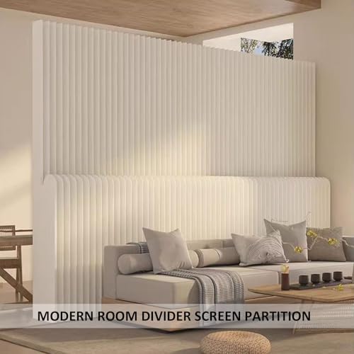Panneaux de séparation pliables rétractables de 2 à 3m pour cloison de bureau ou salon modulable - 2