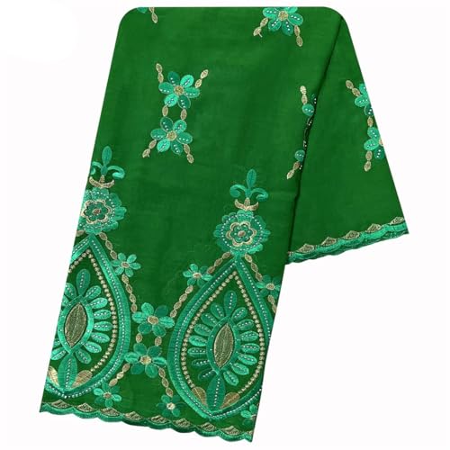 Foulard africain en coton pour femme avec broderies traditionnelles pashmina grande taille