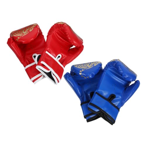 Guantes de boxeo infantil con protección de PU para un entrenamiento seguro de kickboxing. 7
