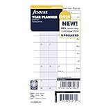 Filofax Refill, Personal/Compact, Full Year Horizontal Planner, English, 2020, 6.75 X 3.75