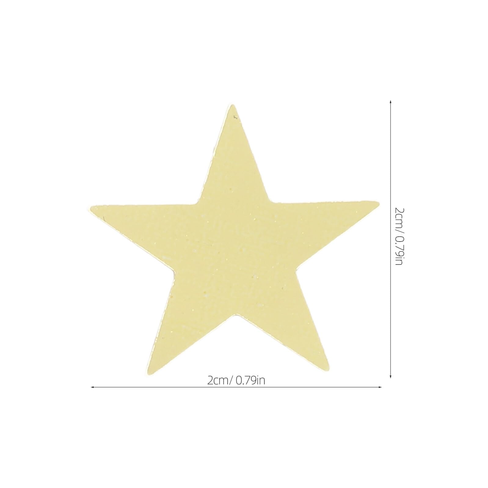 Ipetboom Goldene Sternenkonfetti 2cm aus PVC für Party Tischdekoration | 1 Beutel, Einheitliche Größe, Leicht zu Reinigen, Große Menge, Geeignet für Feier und Schulabschluss