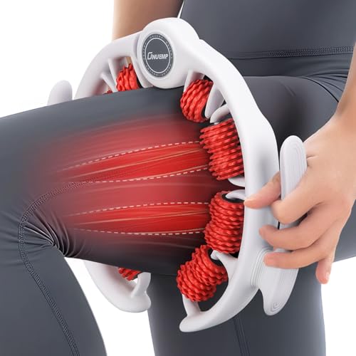 Neu Beine Roller Cellulite MassagegeräT 360 Massageroller Beine Mit Griff 14 Rolle Anti Cellulite Oberschenkel Bein Massage Rolle FüR LipöDem Lymphdrainage Circular Leg Clamp Massage Manuell