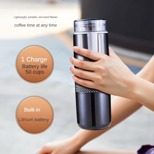 Cafetera portátil recargable con batería 160 mL miniatura 6