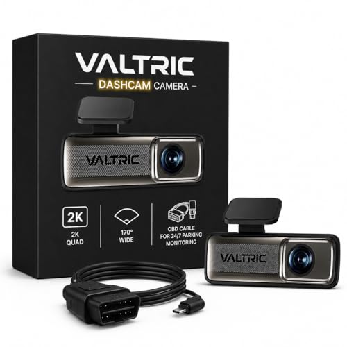 Image of Dashcam for Cars | 2K Quad HD Car Dash Camera with Built-in WiFi & App | 170 Wide Angle Lens |Supports Up to 512GB microSD | India's first to include an OBD cable for 24 /7 parking monitoring.