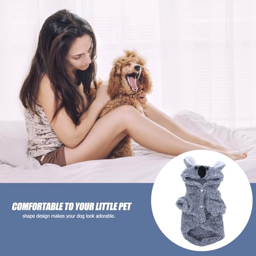 Disfraz para perro en forma de koala, talla M, azul miniatura 5