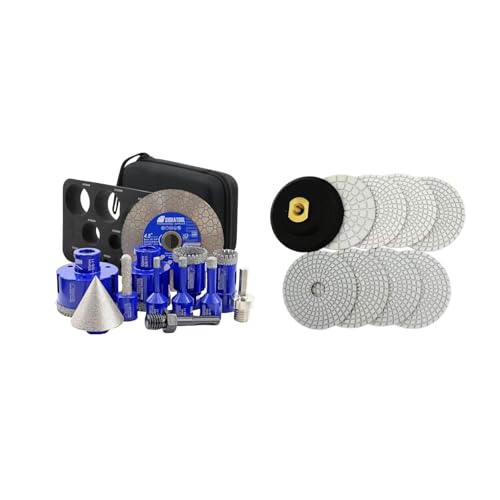 Kit de brocas de diamante para porcelana y mármol miniatura 1