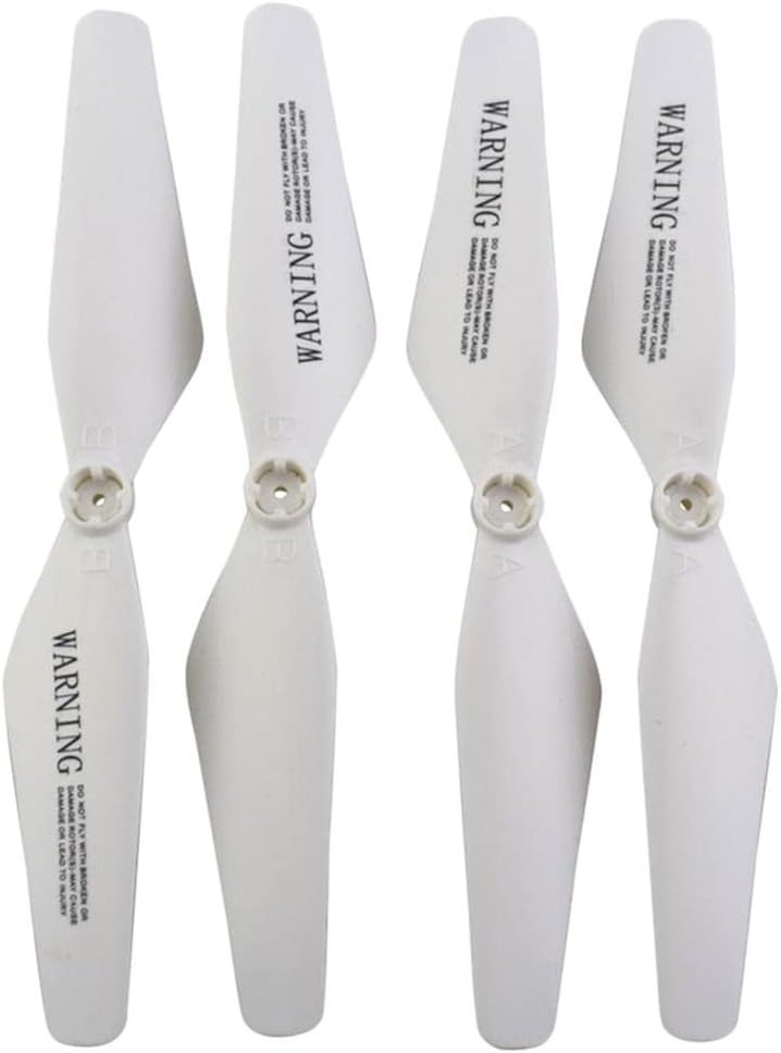 Generic Rc Helicopter Drone Propeller Quick Release Blade White for Yma Z3 Quadrotor|Rc Car Remote Drone Control Toy |Motor Gear Kit|Receiver Part |Transmitter Controller |Truck Accessory