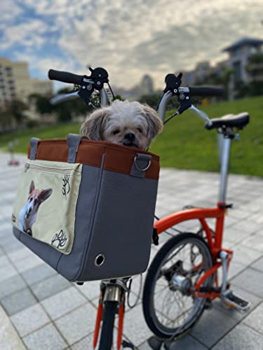 Panier pour chien et chat Trigo pour explorer la ville en Brompton - 3