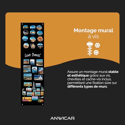 Tableau Noir Magnétique en Acier pour Organiser vos Notes - 7