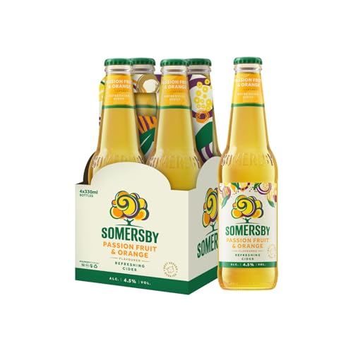 Somersby Passion Fruit & Orange 330ml Pint (Pack of 4)