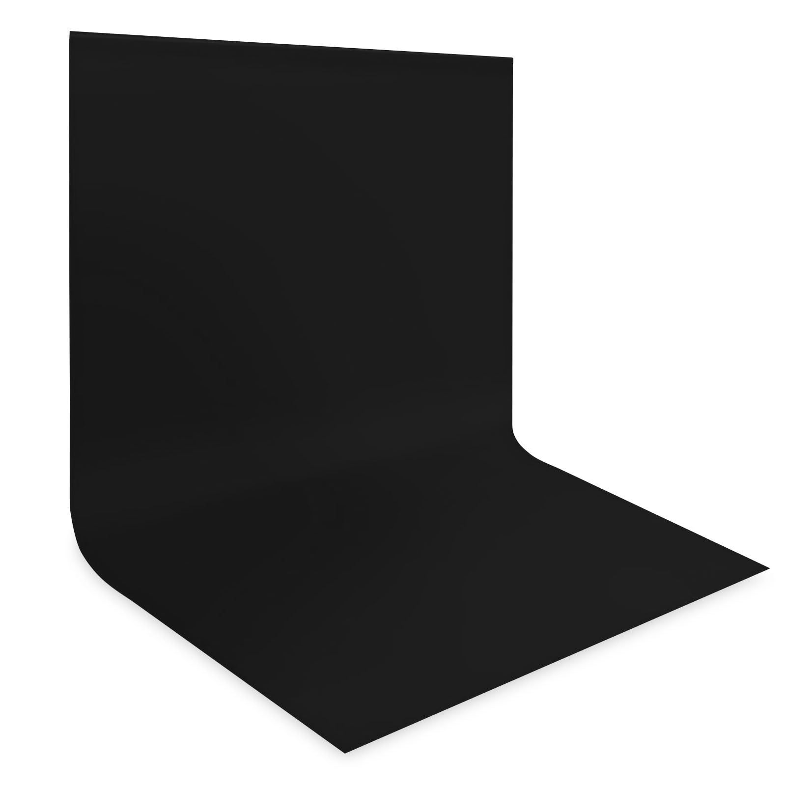 Sfondo fotografico nero, 3 x 6 m, grande sfondo fotografico pieghevole, in poliestere, lavabile, per fotografia, video, fotografia di moda, matrimoni, feste e compleanni
