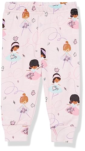 The Children's Place Baby Girls' and Toddler Long Sleeve Top and Pants Snug Fit 100% Cotton 2 Piece Pajama Sleepwear Set4