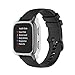 Screen Protector Compatible with Garmin Venu Sq 2 Smartwatch Case Soft TPU Full Protection (Black+Black)