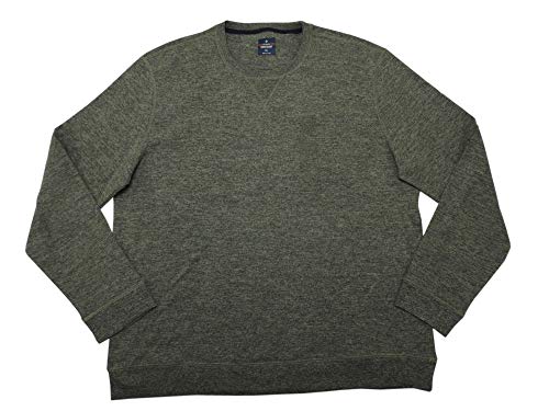 Member's Mark Mens Long Sleeve Crew Neck Thermal Sweatshirts, Assorted (Olive)