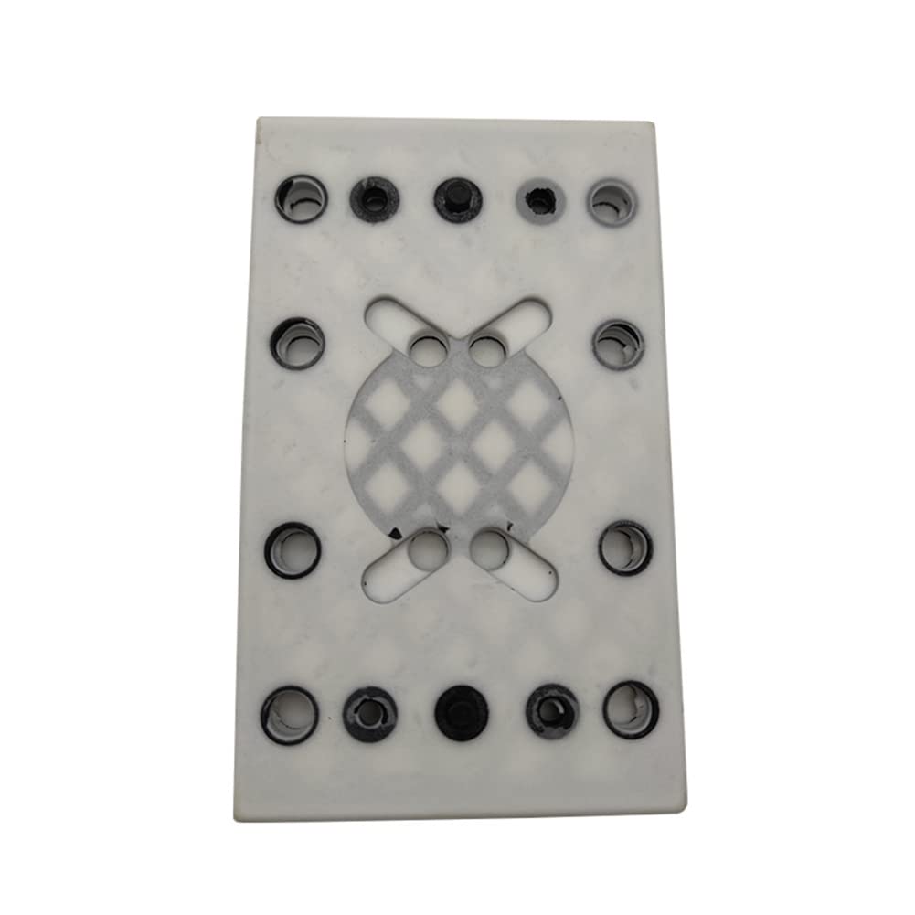 130x80mm Sanding Pad With 12 Holes, Replacement Backup Plate