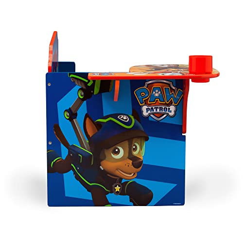 Delta Children Chair Desk With Storage Bin + Wooden Playhouse 4-Shelf Bookcase For Kids, Paw Patrol (Bundle) #TOP6