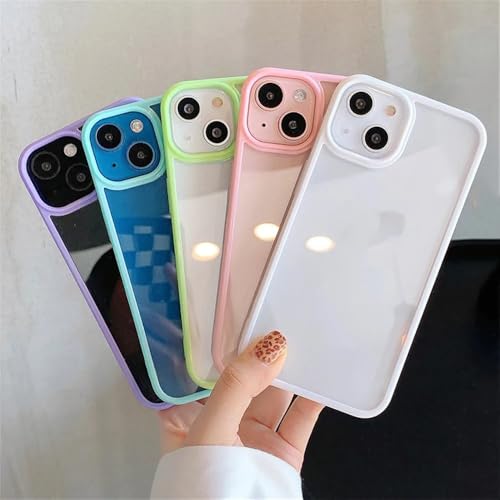 Étui silicone antichoc pour iPhone 11 avec couverture arrière transparente