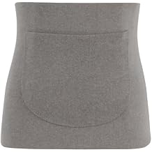 Women Men Cotton Waistband Abdominal Protector Unisex Kidney Stomach Binder Waist Support Protector Belt With 2 Pockets