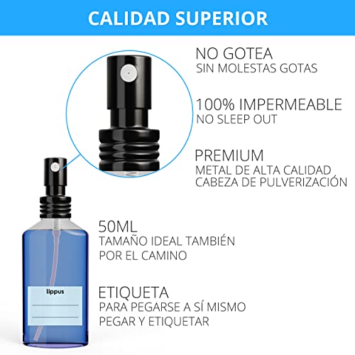 Evita fugas con la botella de spray vacía de PET reciclada y atomizador de metal duradero 4