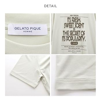 【HOMME】レーヨンロゴ柄パジャマセット gelato pique パジャマ 「HOMME」「接触冷感」レーヨン夏祭り