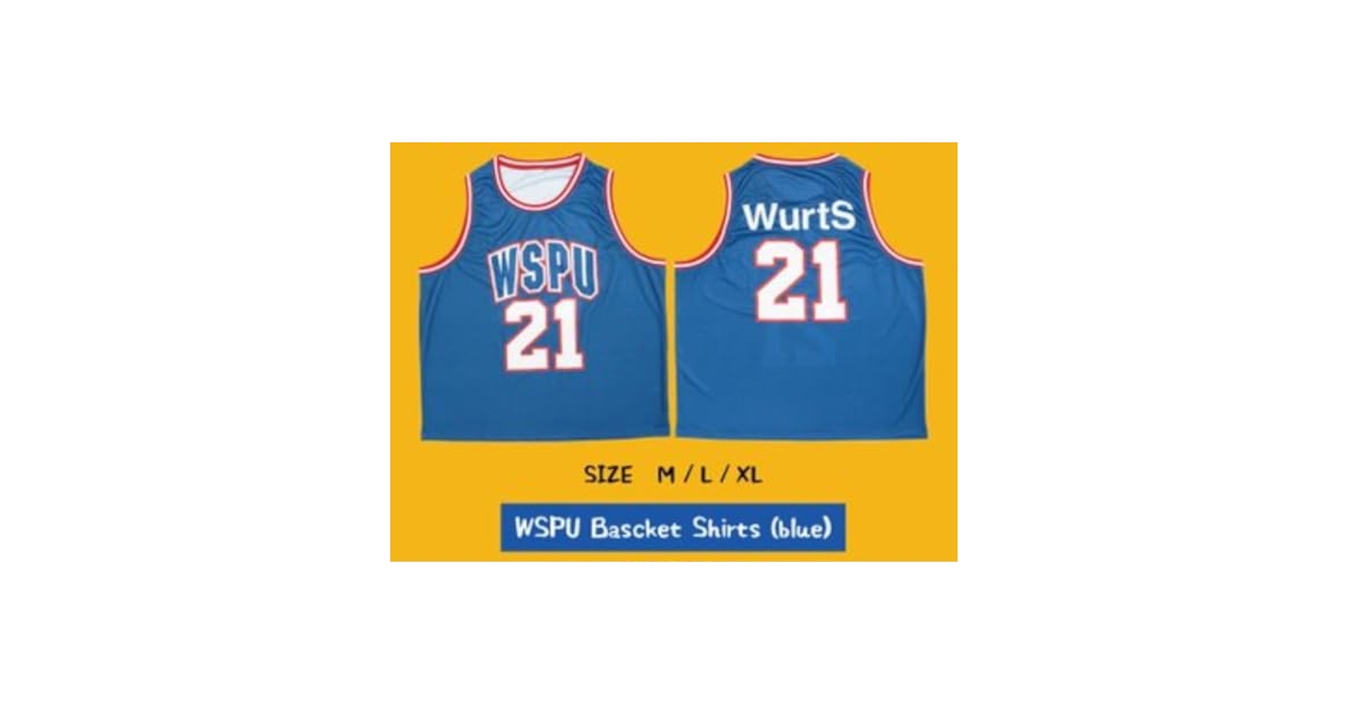 WurtS バスケットシャツ 黒/XL Wurts バスケットシャツ 黒XLサイズ バスケ basket Wurts