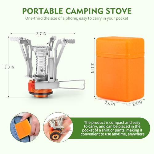 Kubqlig Portable Camping Stove Backpacking Stove thumb #1