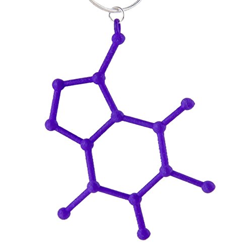 Mixee Labs 'Create Your Own' 3D Printed Molecule Necklace, Laser Sintered Plastic, Large