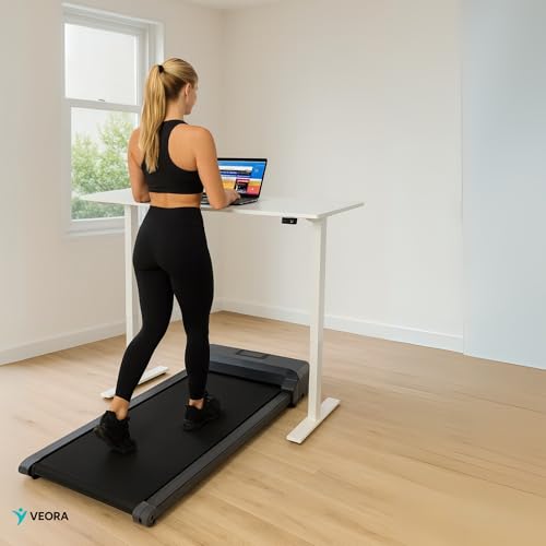 Veora Tapis de course – Tapis de marche électrique Treadmill – Appareil de fitness silencieux et compact pour la maison et le bureau – Image 5
