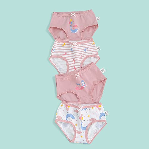 Image of benetia Girls' Underwear Soft Cotton 6-8 Pack