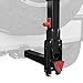 Allen Sports Premier Locking Quick Release 4-Bike Carrier for 2 Inch Hitch on Vehicles with Spare Tire, Model 400QR, Black