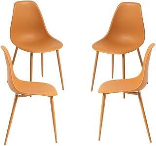 Regalos Miguel - Packs Sillas Comedor - Pack 4 Sillas Mykle Total - Mostaza