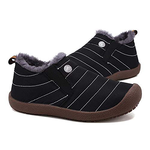 CERYTHRINA Winter Snow Ankle Boots Fur Lining Waterproof Outdoor Slip On Booties Sneakers for Women and Men2