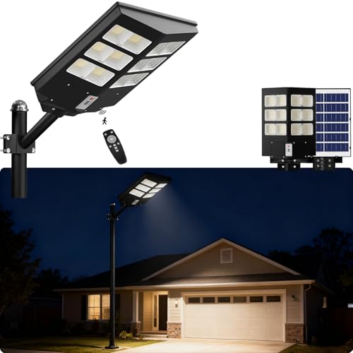 Spot solaire pour aire de jeux et jardin illuminé par un projecteur puissant à grand angle