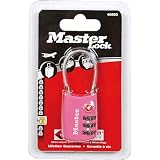 Master Lock 4688EURD Lucchetto per bagagli in alluminio approvato dalla TSA, Colore casuale, 8.2 x 3 x 1.4 cm