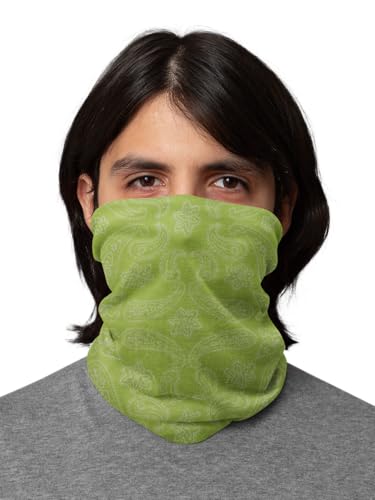 Image of Motique Accessories Paisley Bandana Neck Gaiter Tube Headwear Motorcycle Face Scarf