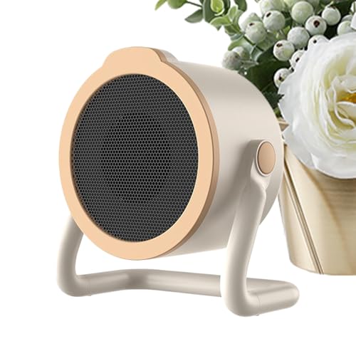 Calefactores Para Interiores - 500W Pequeño Ventilador Calefactor Para Camping | Calentamiento Rápido Con 2 Modos Para Invierno Dormitorio Exterior Sala Acampada Estudio Trabajo Viajes |