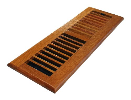 Decor Grates WLC414-N Floor Register, Natural Brazilian Cherry