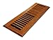 Decor Grates WLC414-N Floor Register, Natural Brazilian Cherry