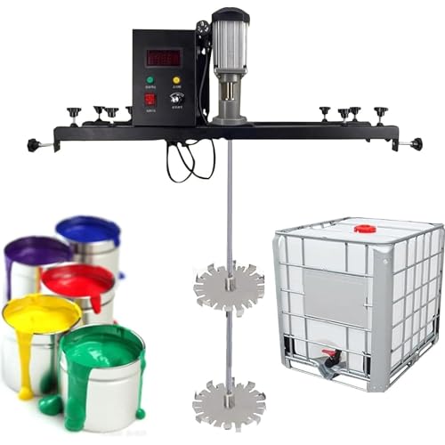 SBCGFY Pneumatic Agitator Stirring Industrial Shaker Clamp Barrel Mixer Air Agitator Paint Mix Tool,Air Agitator For Ibc Tank, Electric Paint Stirring Machine, Folding Propeller, For Ink Dissolver,A