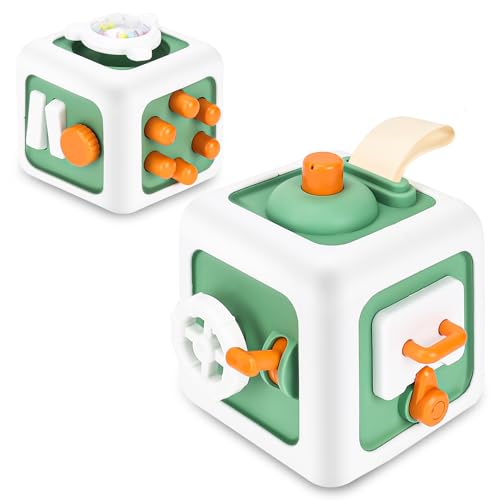 Image of Toys for 1 Year Old Boy Girl, Montessori Busy Board Busy Cube, Travel Toys for Toddlers 1-3, 1 Year Old Girl Boy Gifts, Easter Basket Stuffers for Toddler
