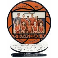 ZYZX Marco de Fotos en Forma de Baloncesto con Lápiz de Firma y