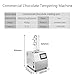 GESAIDES Countertop Chocolate Tempering Machine, Chocolate Fountain Machine, Strawberry Chocolate Coating Machine, Chocolate Dispenser, Chocolate Melting Machine,5.5L