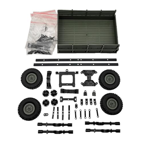 Pièces de remorque en plastique RC amovibles modifiées pour cadre WPL B14 B14K
