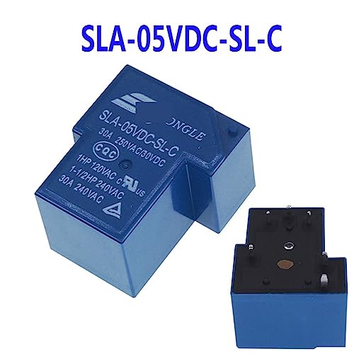 Relé de potencia SLA-05VDC-SL-C de 30A ideal para alta corriente continua 3