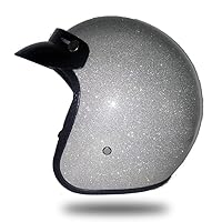 Casco Moto 3/4 Retrò Jet Unisex | Modello Aperto Vintage Con Visiera | Omologato DOT/ECE | Taglie S-XXL | Guscio ABS E Interno Rimovibile - 2